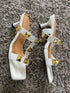 Fashion Rivets Classic Style Heel Sandals